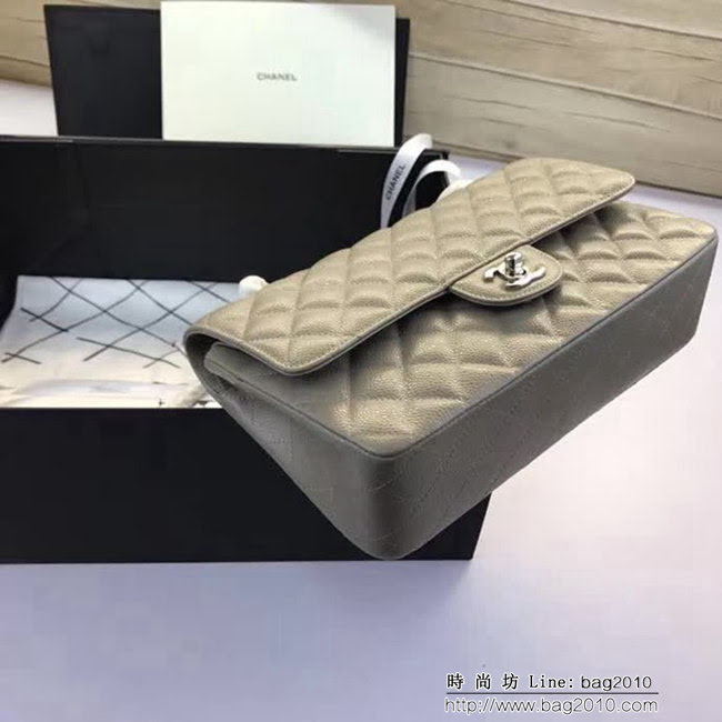 香奈兒CHANEL 升級版A1112全新經典小羊皮金銀鏈條單肩斜挎包 DSC1747